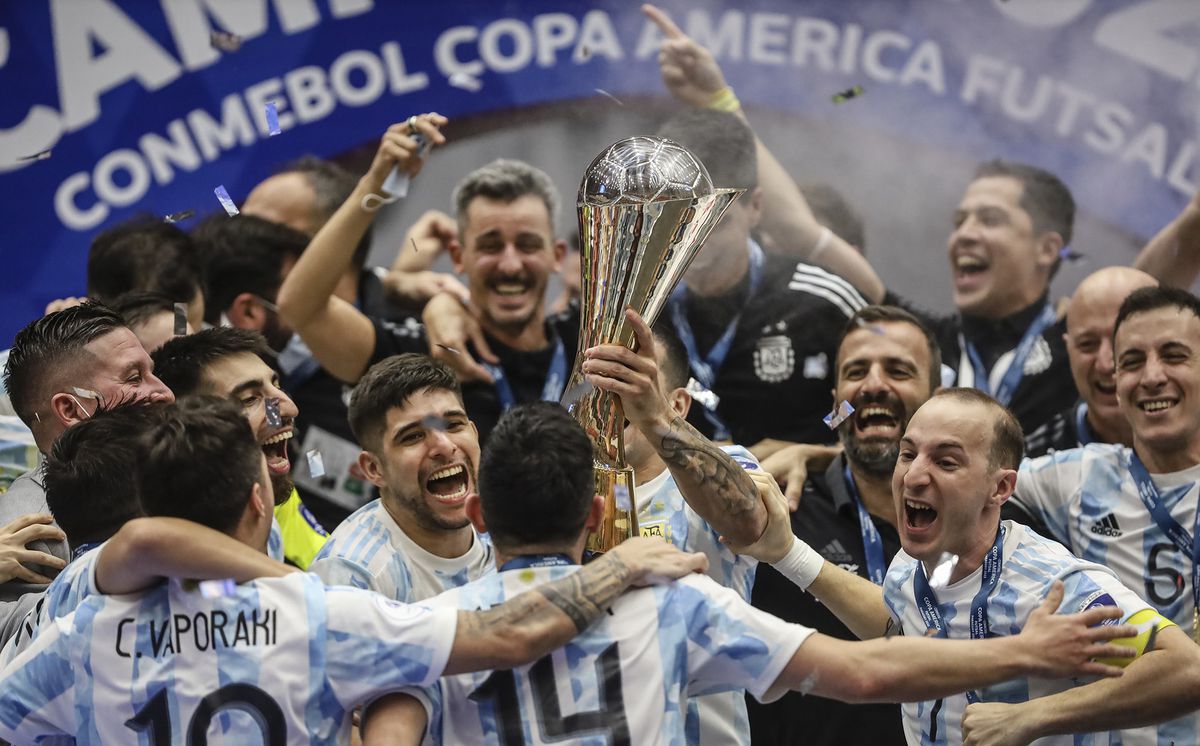 El historial de la Copa América de Futsal, con tres campeonatos para Argentina
