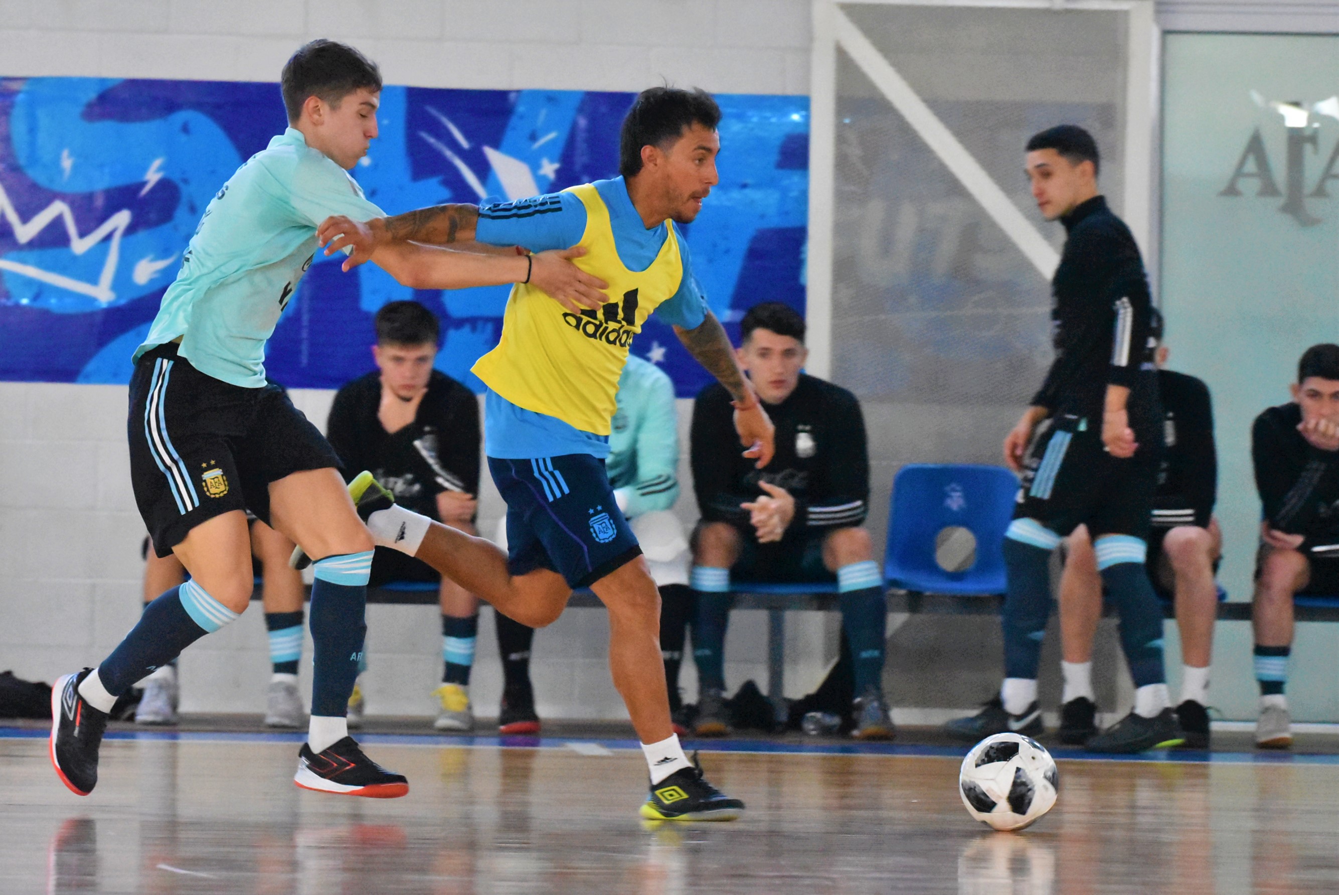 Ensayo formal entre la Selección Mayor de Futsal y la Sub 20