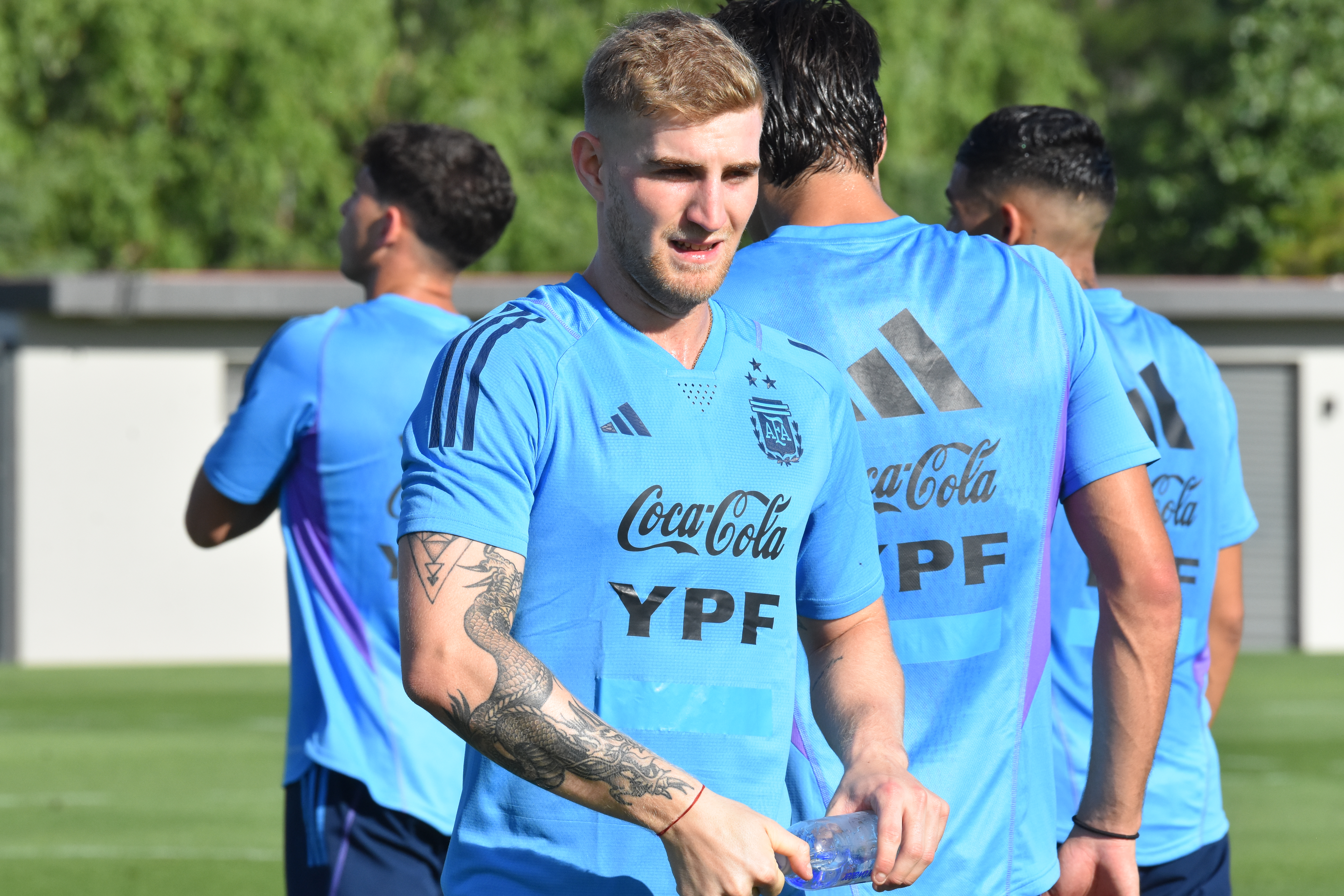 Entrenamiento del Sub 23 de cara a los amistosos frente a Ecuador