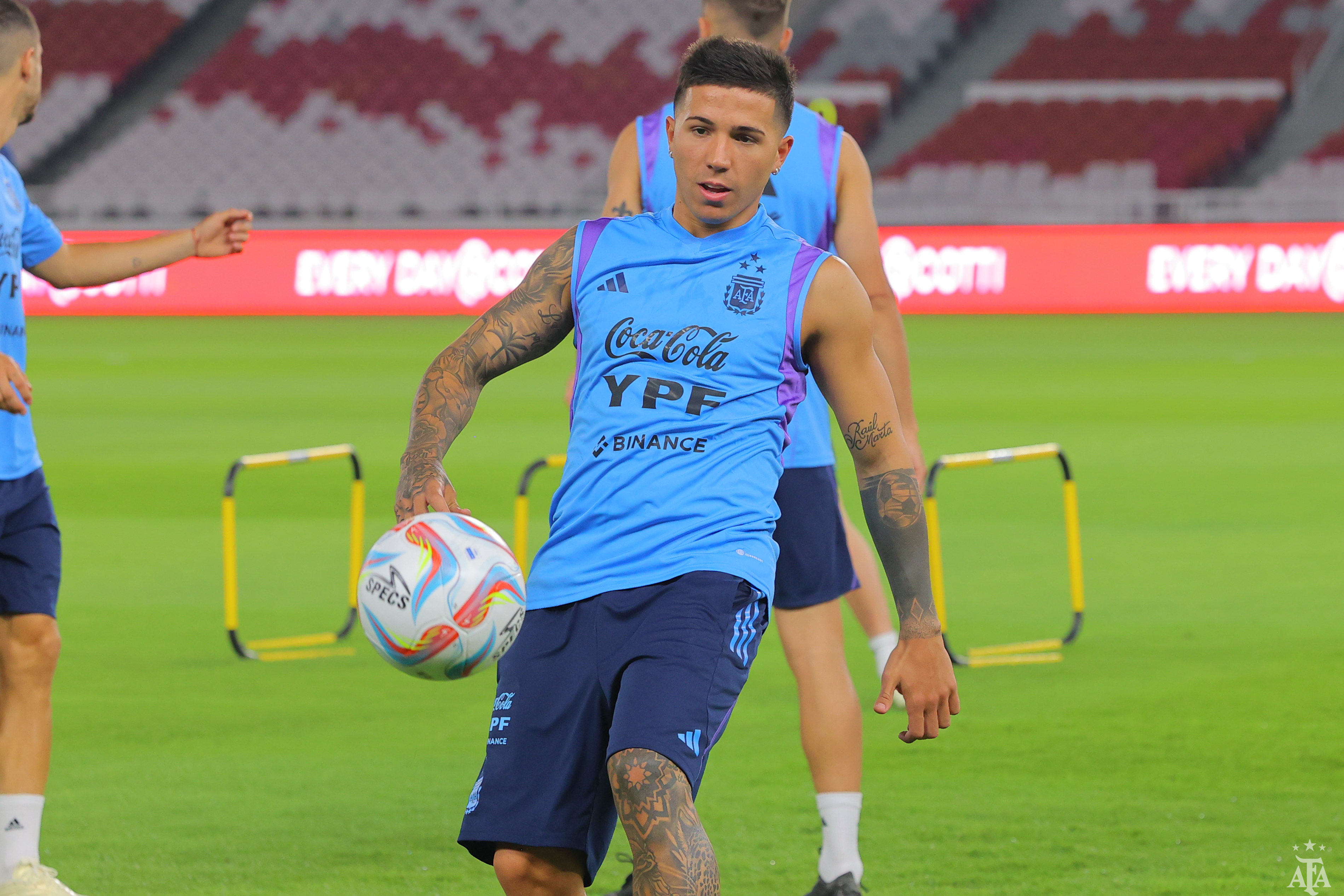 Primer entrenamiento de cara al partido ante Indonesia
