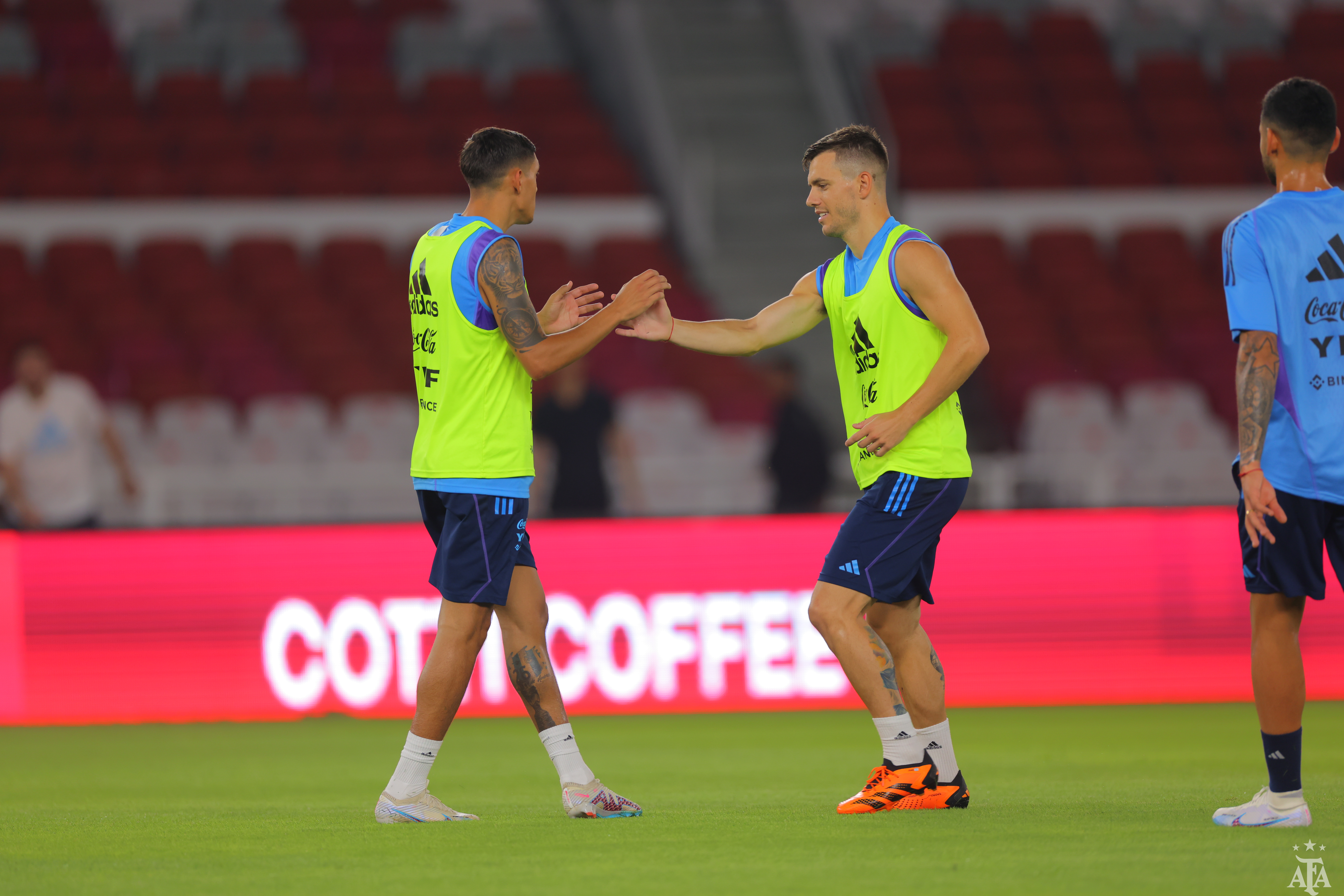 Primer entrenamiento de cara al partido ante Indonesia