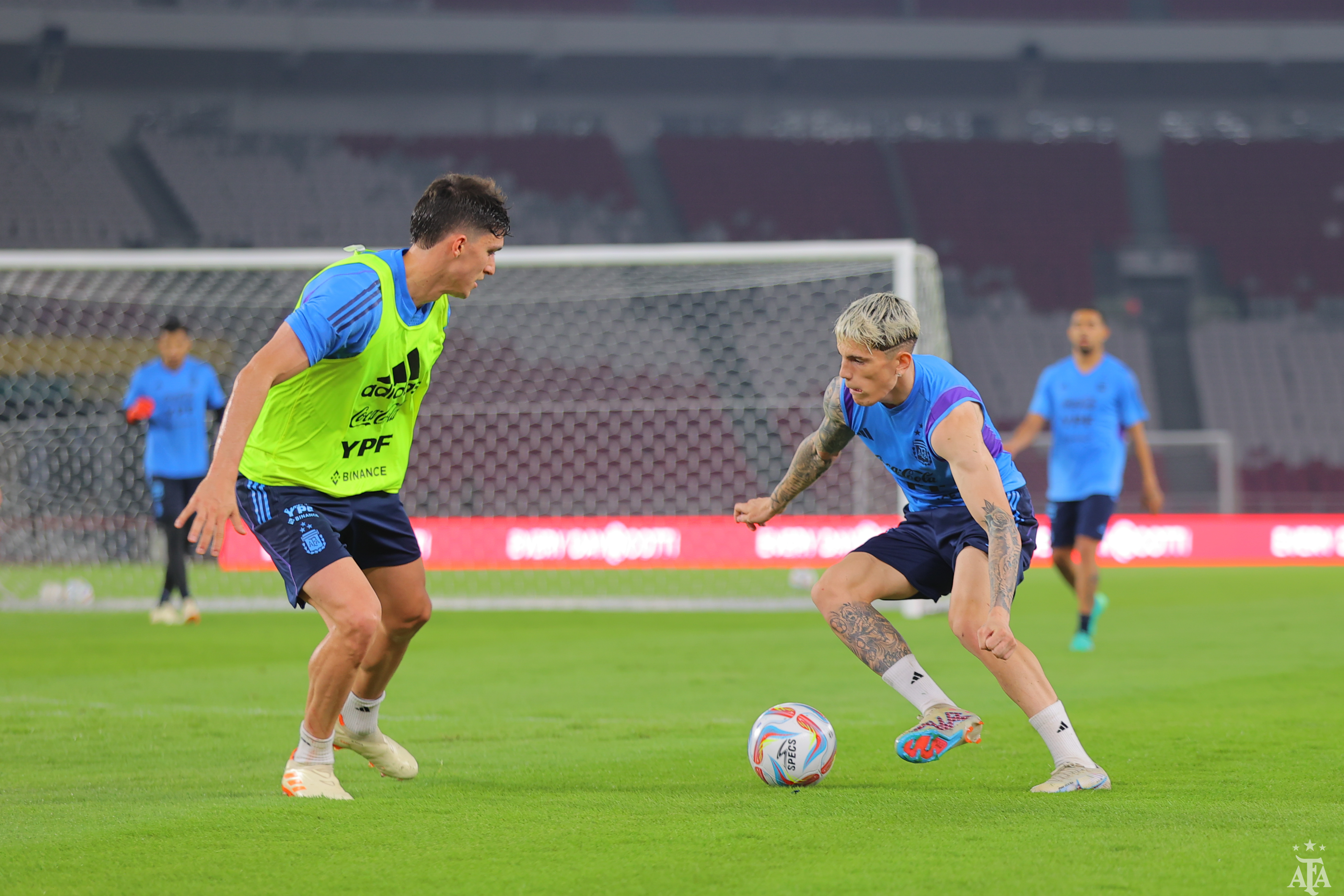Primer entrenamiento de cara al partido ante Indonesia