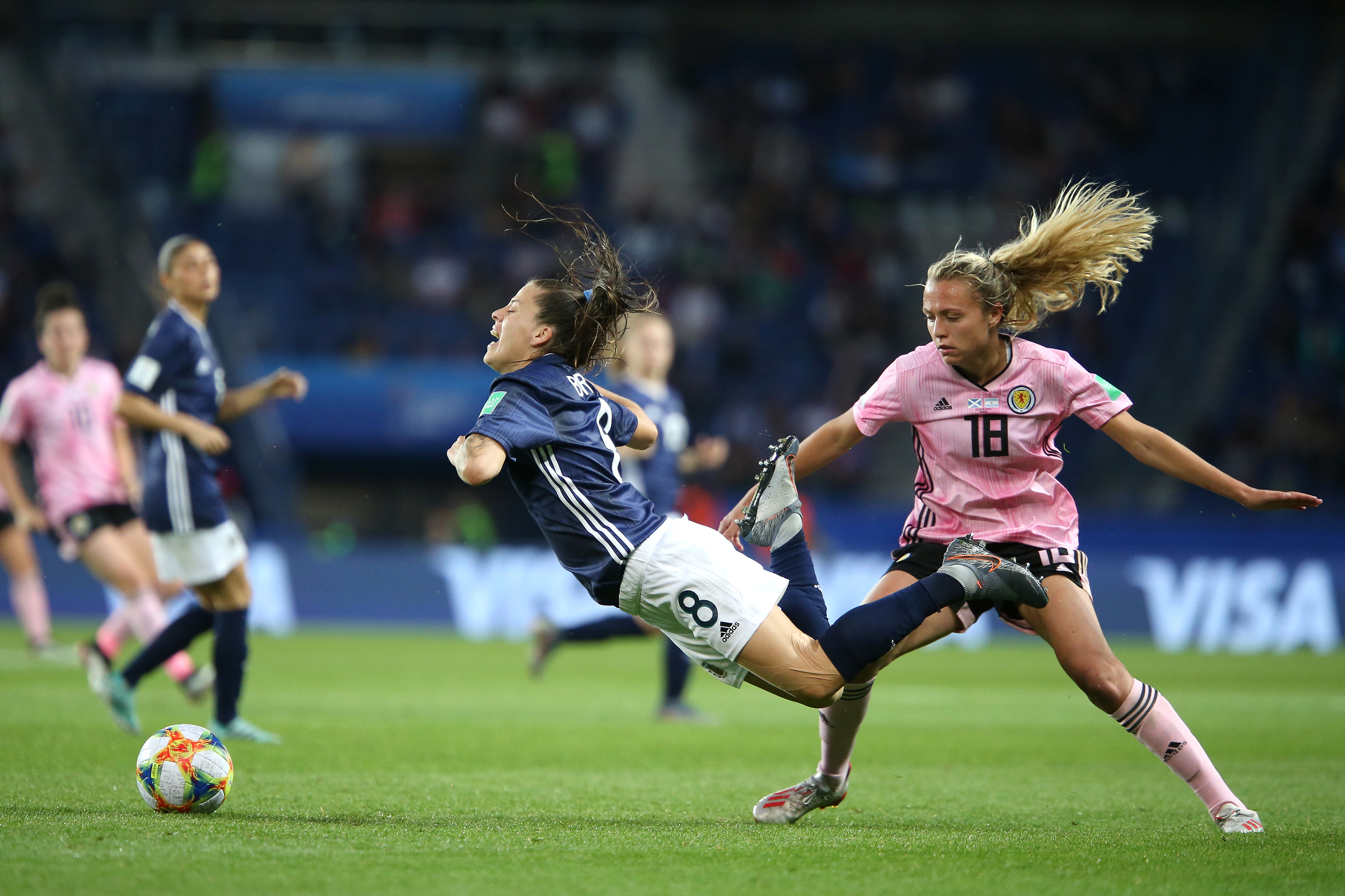 Épico empate de la Selección Femenina ante Escocia en el Mundial de Francia