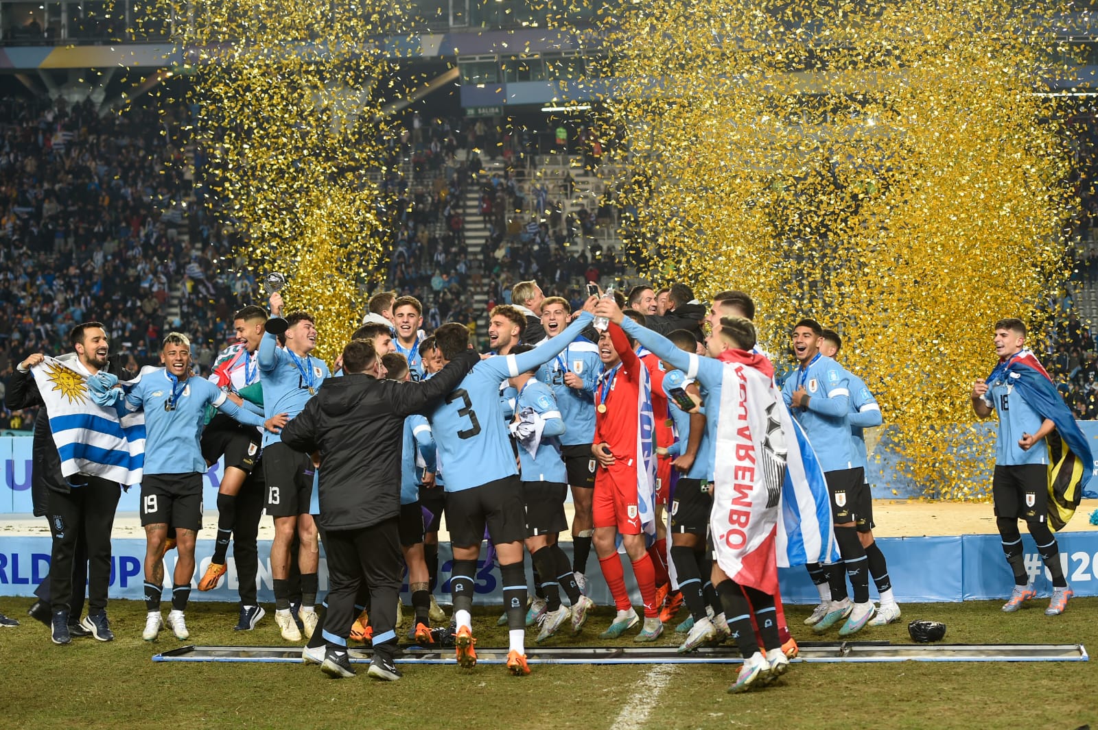  Uruguay venció 1-0 a Italia y se quedó por primera vez con la Copa del Mundo Sub-20 