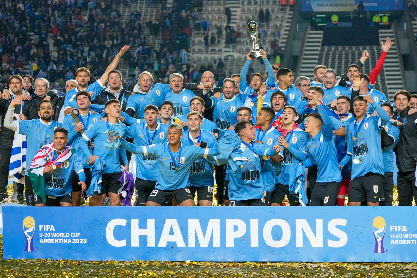  Uruguay venció 1-0 a Italia y se quedó por primera vez con la Copa del Mundo Sub-20 