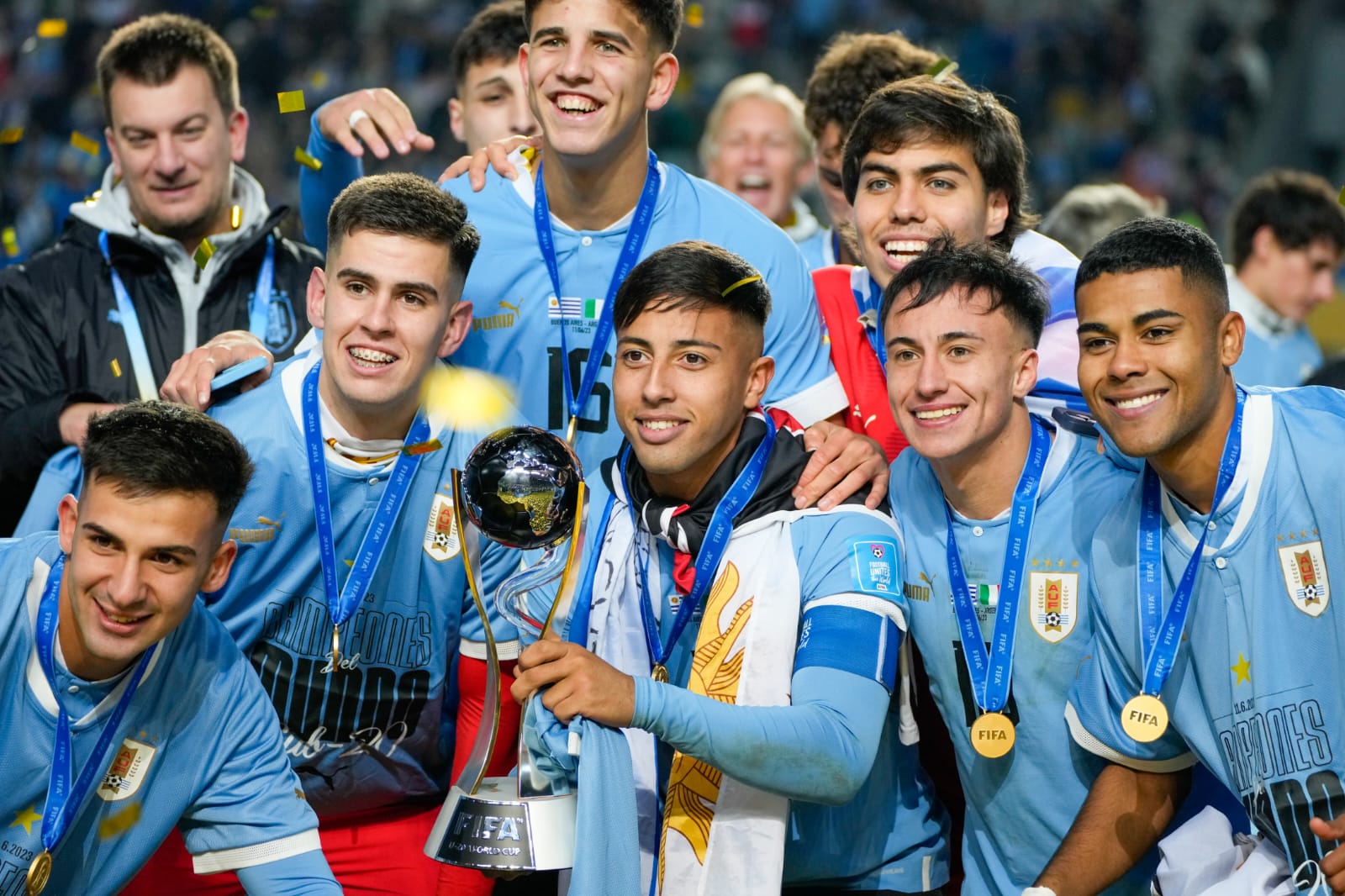  Uruguay venció 1-0 a Italia y se quedó por primera vez con la Copa del Mundo Sub-20 