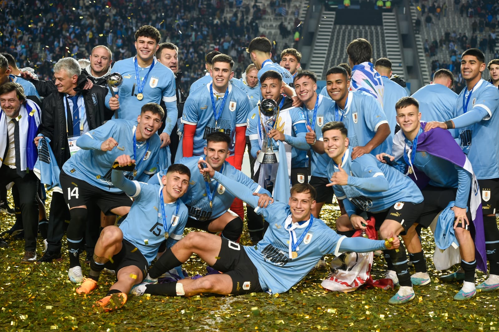  Uruguay venció 1-0 a Italia y se quedó por primera vez con la Copa del Mundo Sub-20 