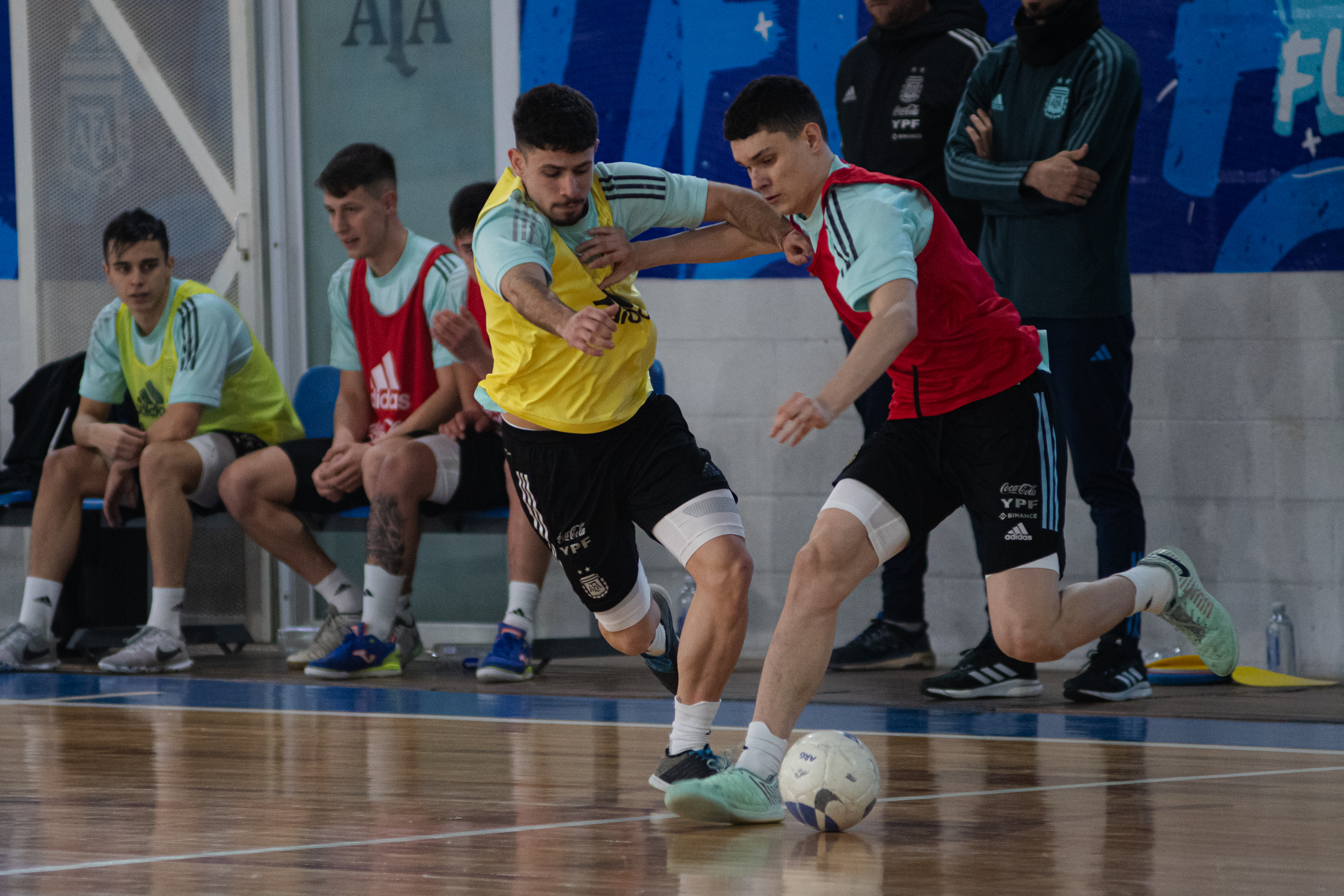 Futsal: ensayo formal entre la Selección Mayor y la Sub 20