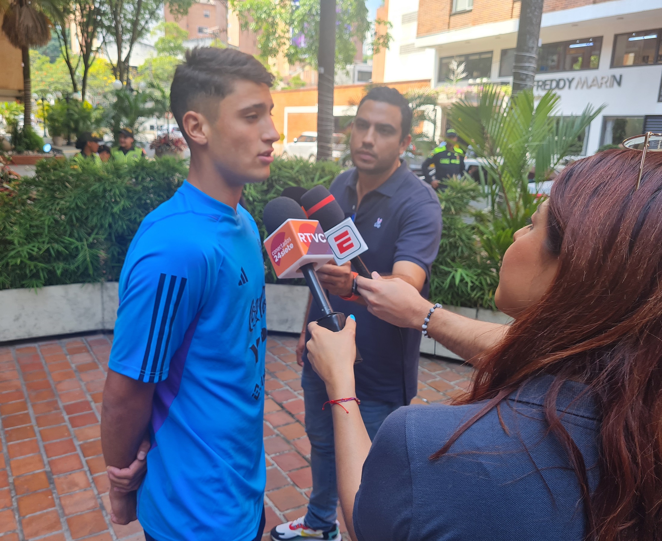 Jornada de atención a prensa en la concentración