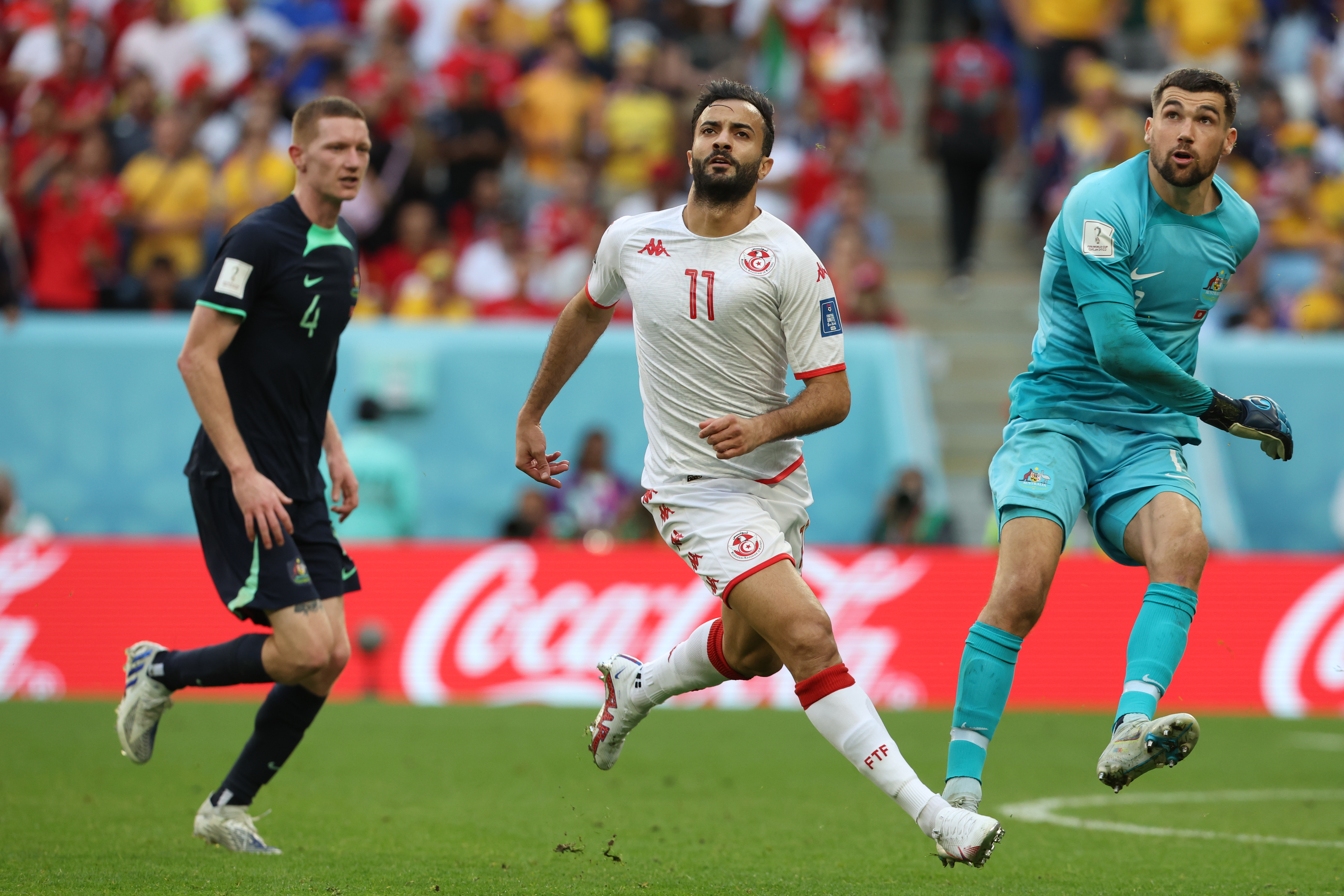 Australia venció 1-0 a Túnez en el comienzo de la jornada