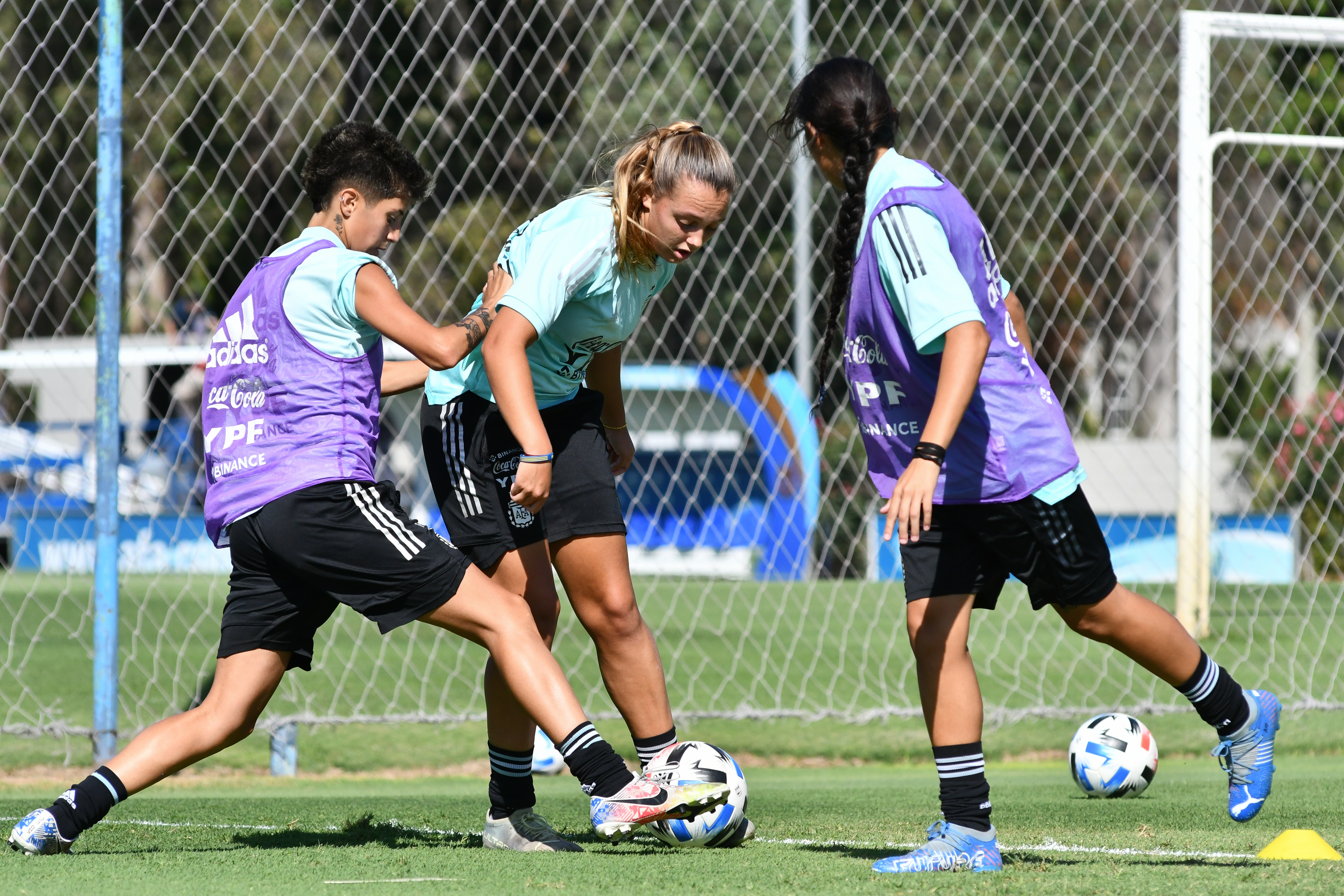 La preselección Sub 20 femenina entrenó esta mañana en Ezeiza