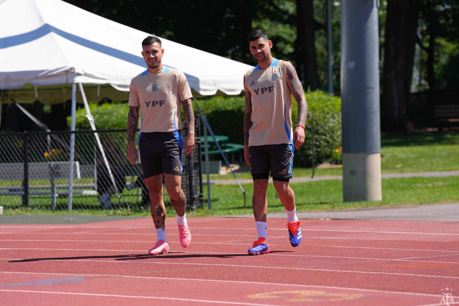 La Selección Argentina ya se encuentra en Atlanta, donde el próximo jueves debutará en la Copa América