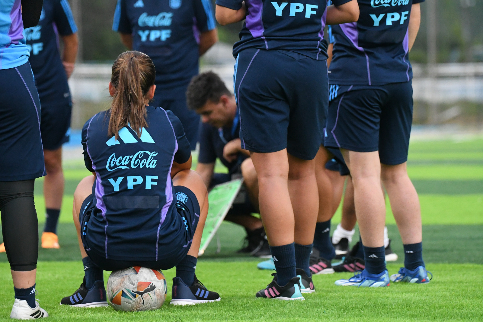 La Selección entrenó en la previa al partido con Ecuador