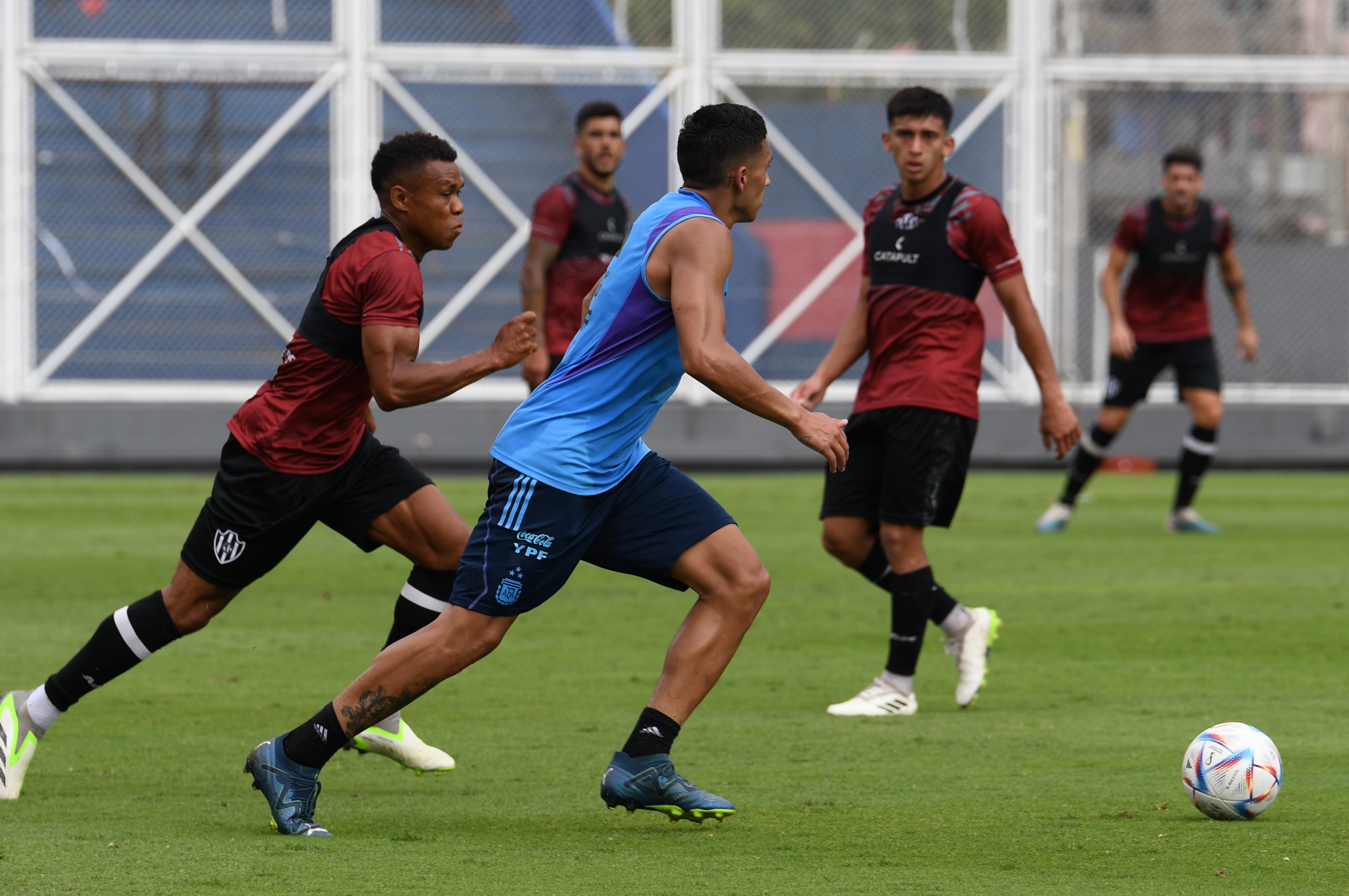La Selección Sub 23 completó la semana de trabajo con una práctica de fútbol