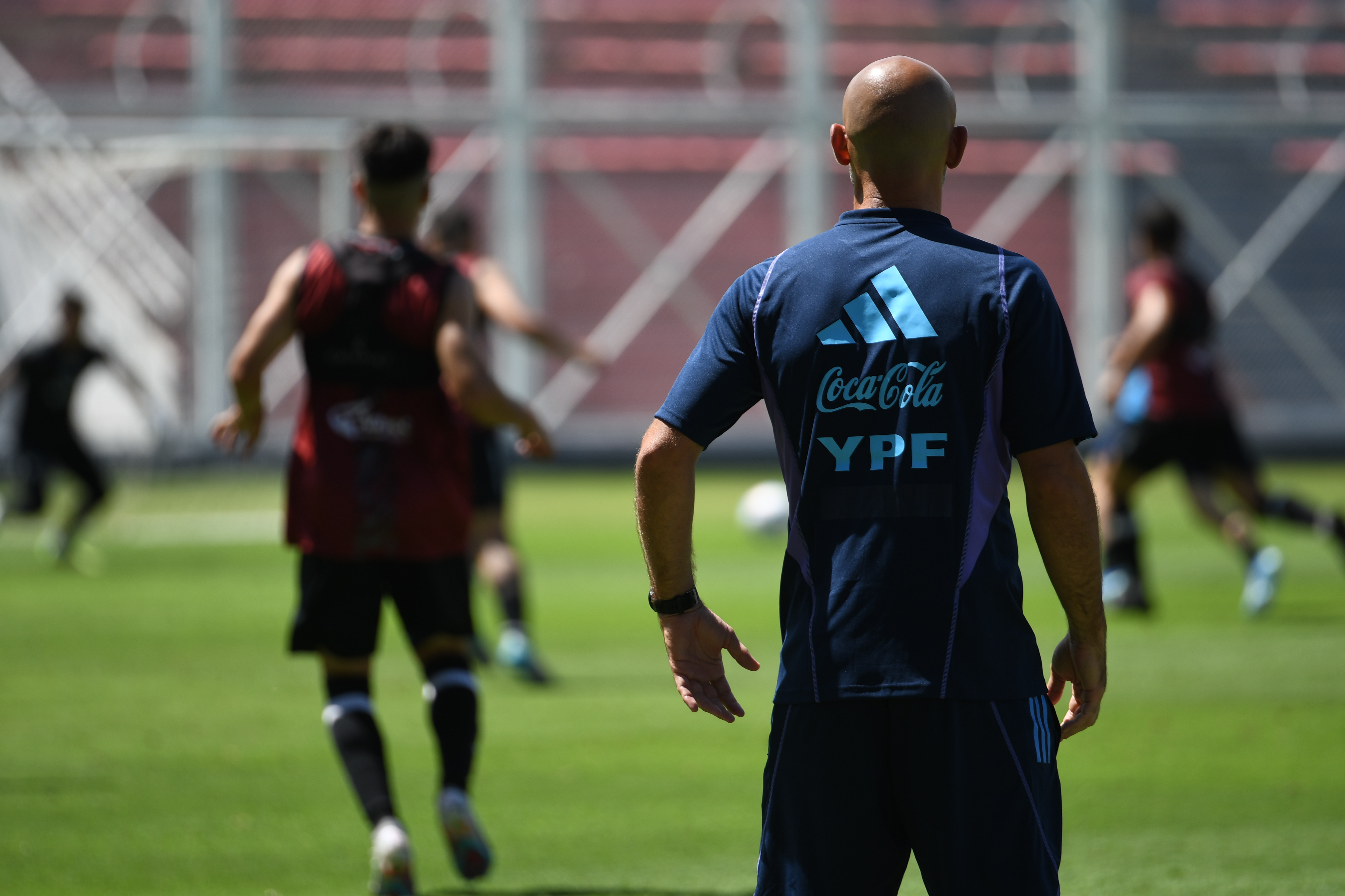 La Selección Sub 23 completó la semana de trabajo con una práctica de fútbol