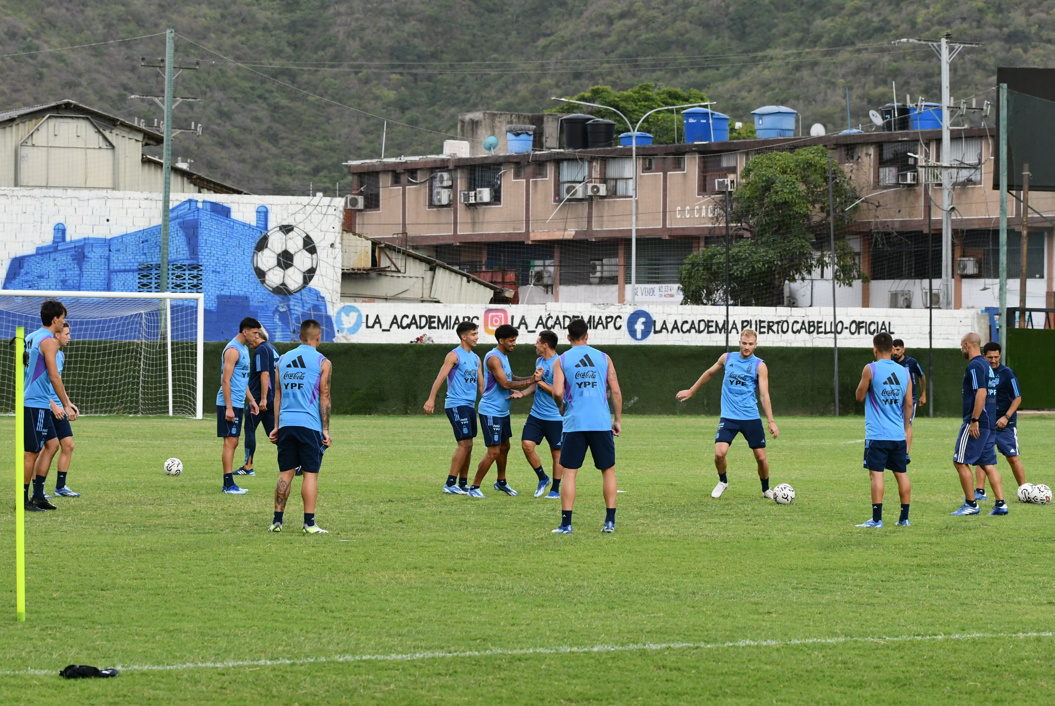 La Selección Sub 23 regresó a los entrenamientos en Puerto Cabello