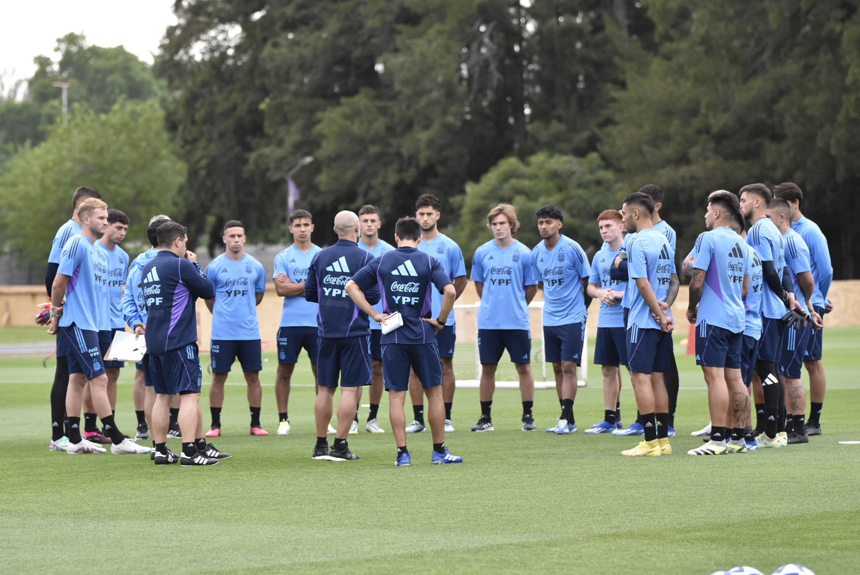 La Selección Sub 23 retomó los entrenamientos de cara al Preolímpico de Venezuela