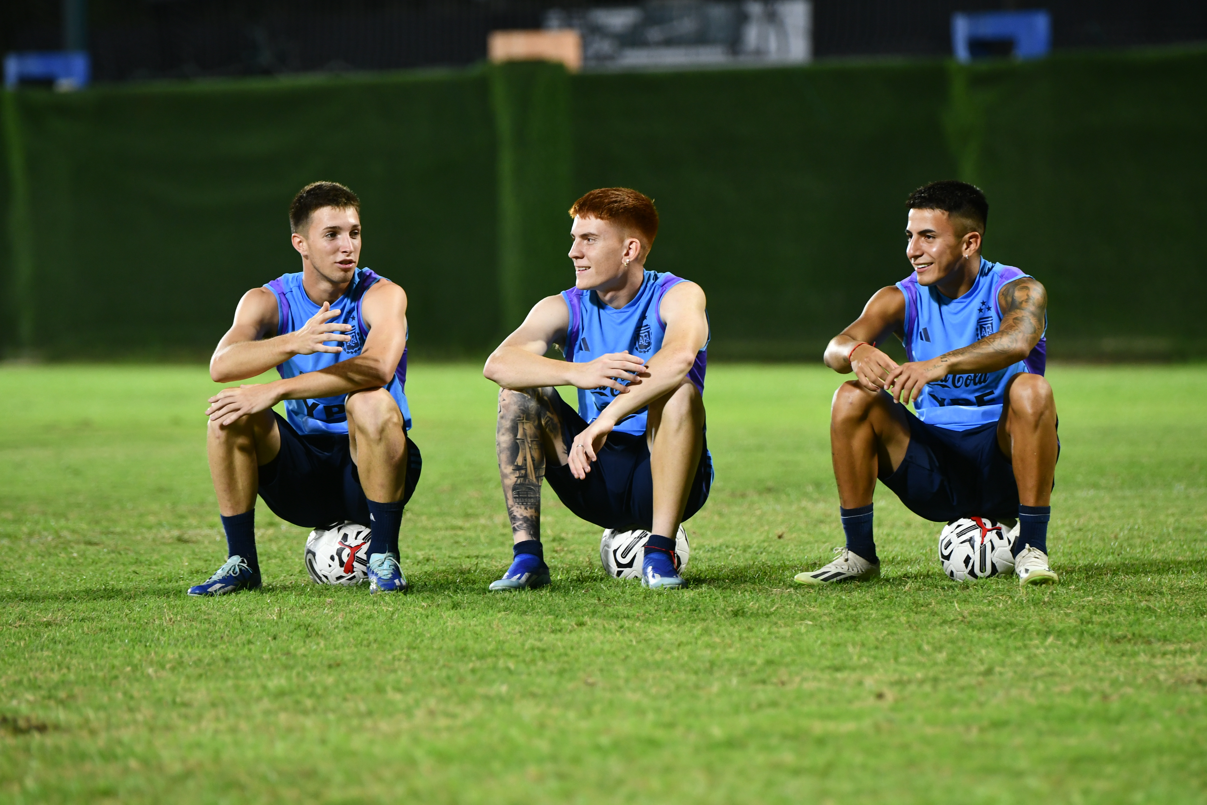 La Selección Sub 23 se entrenó de cara al partido ante Chile 