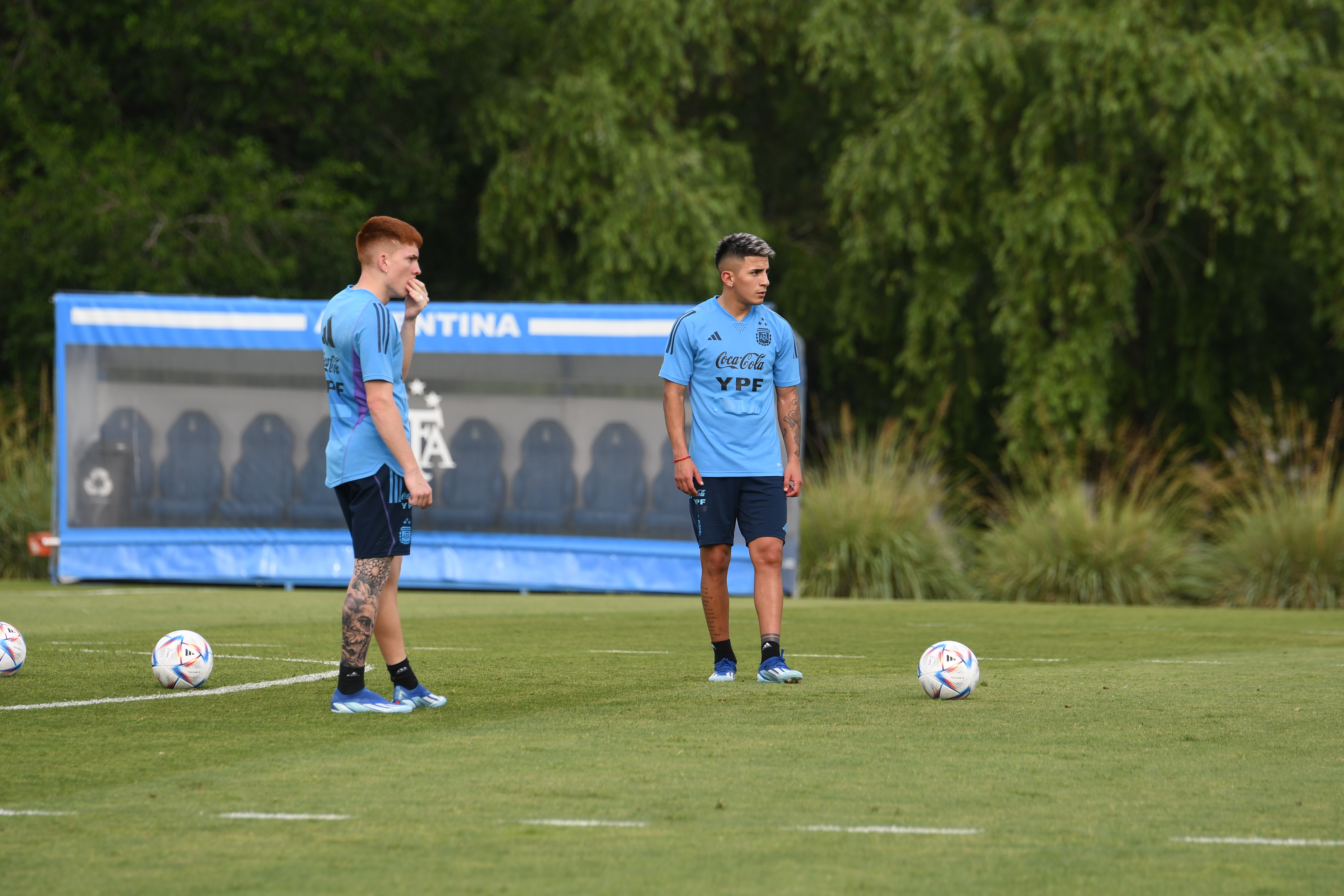 La Selección Sub23 entrenó en la previa al segundo partido con Ecuador