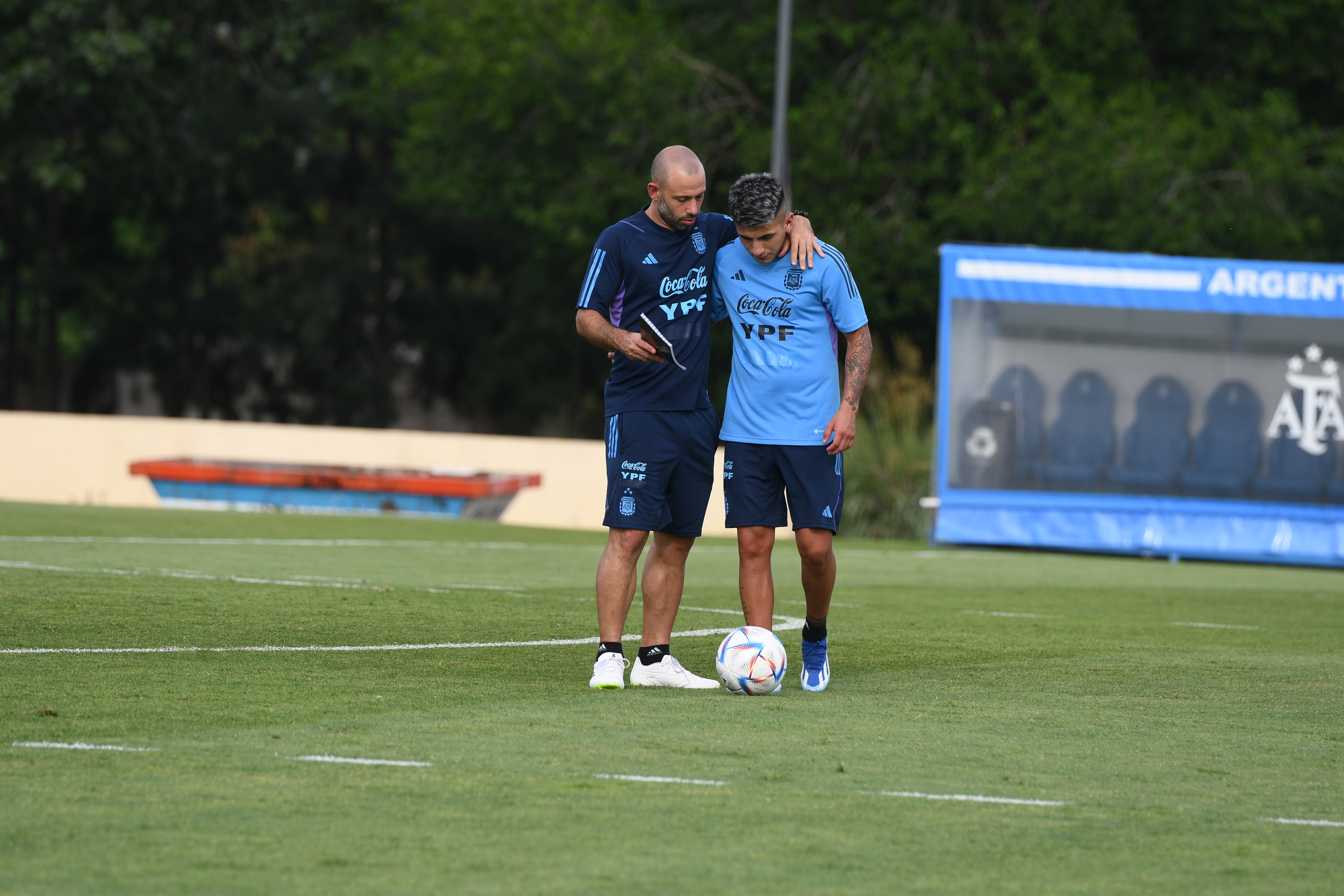 La Selección Sub23 entrenó en la previa al segundo partido con Ecuador