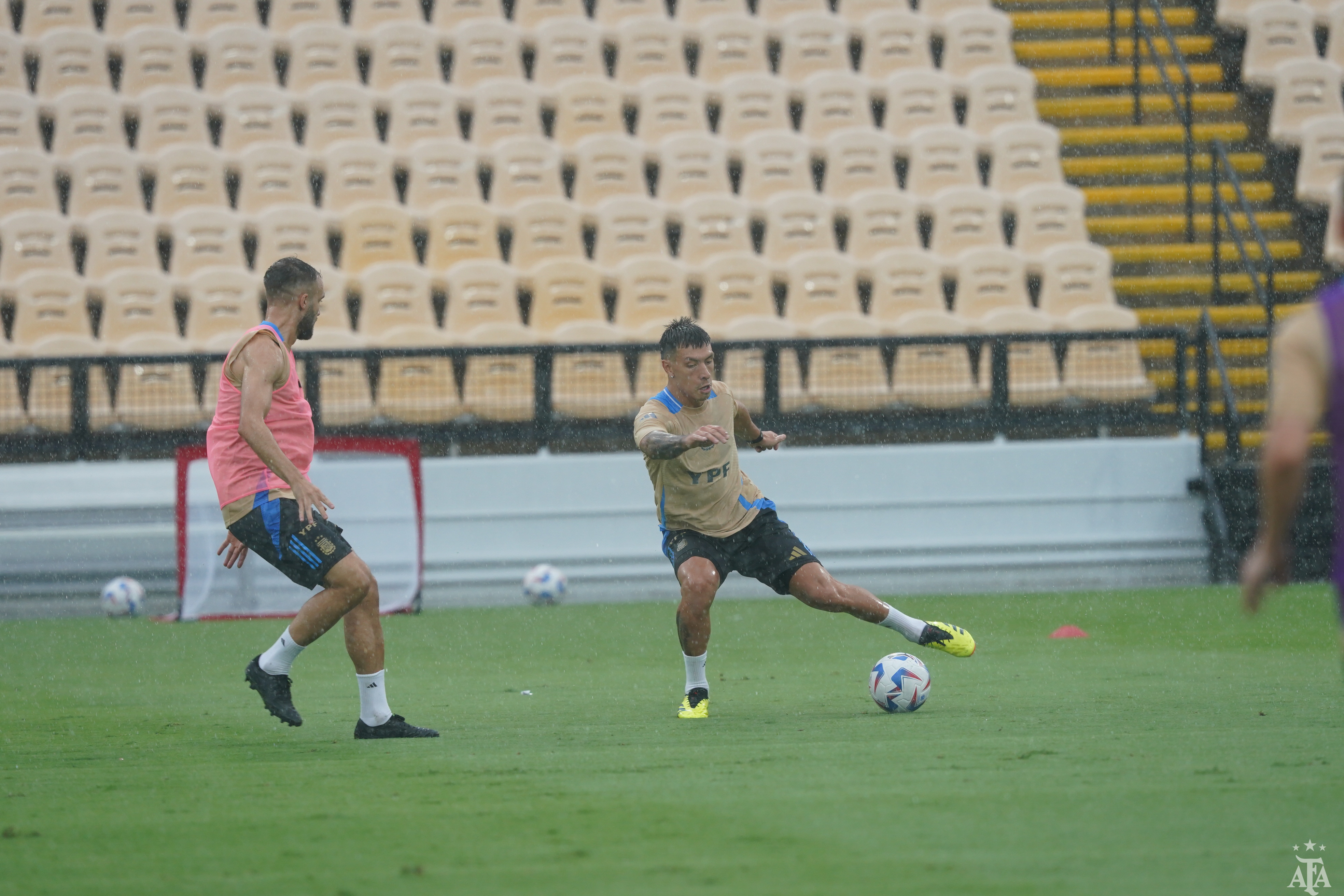 Primer entrenamiento en Atlanta, de cara al debut en la Copa América 2024