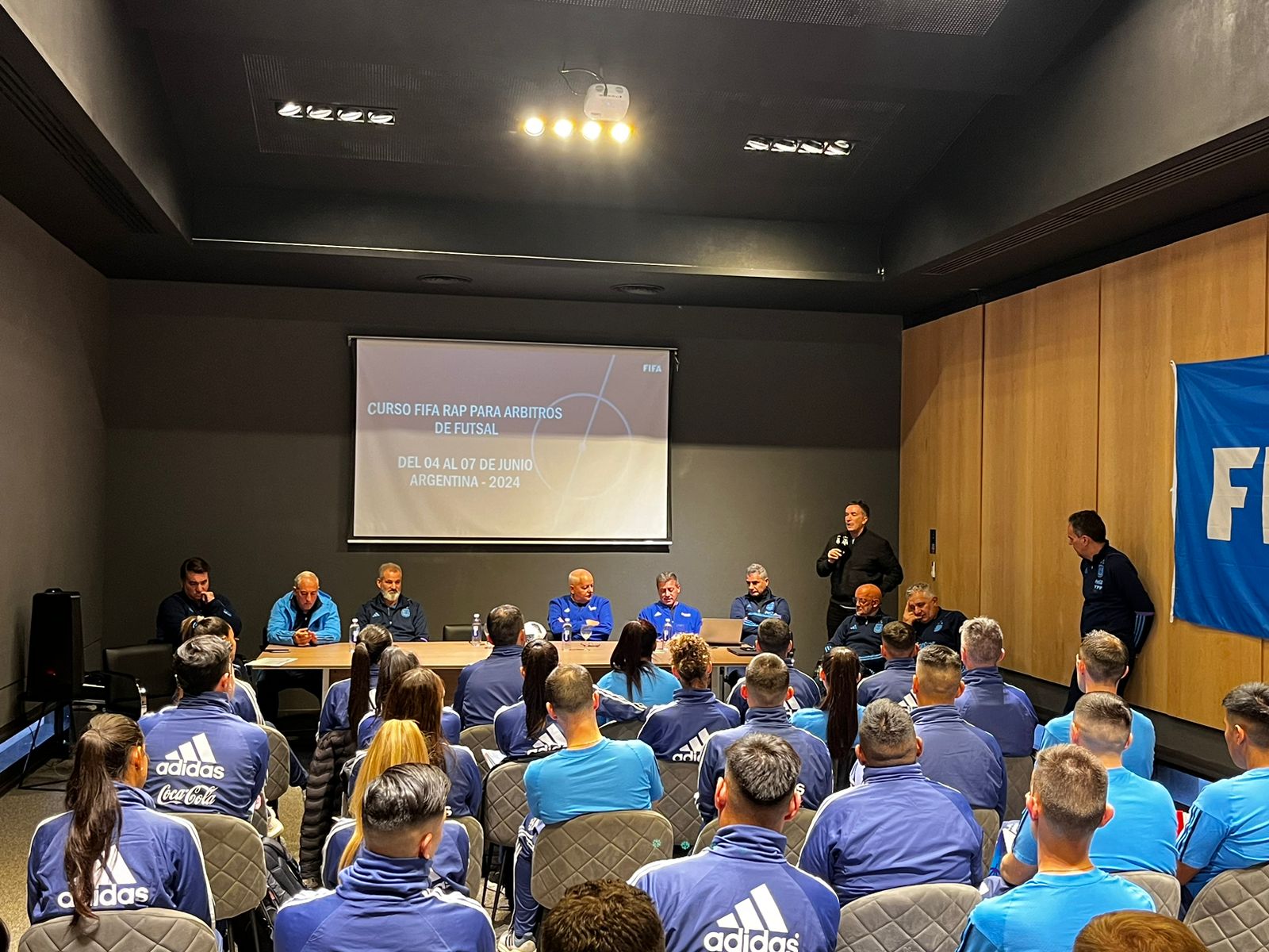 Se realizó en Ezeiza la primera edición del Curso RAP FIFA para árbitros de FUTSAL