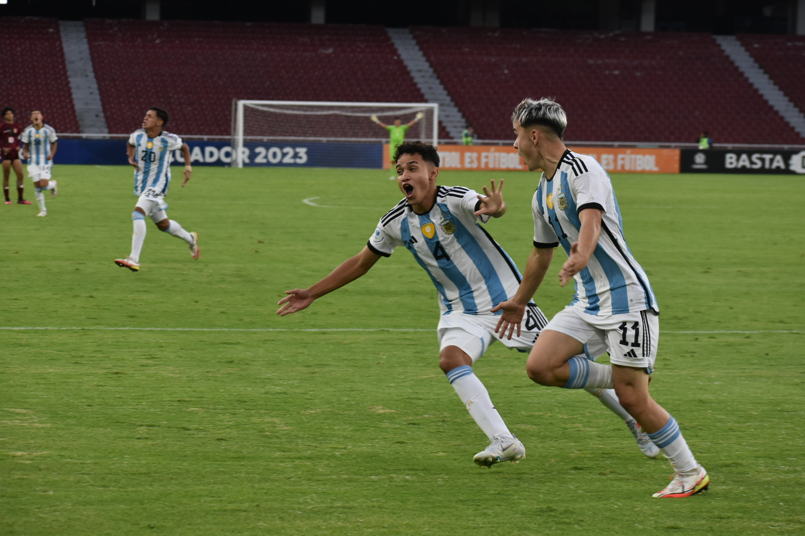 Sub 17: Argentina superó 2-1 a Venezuela