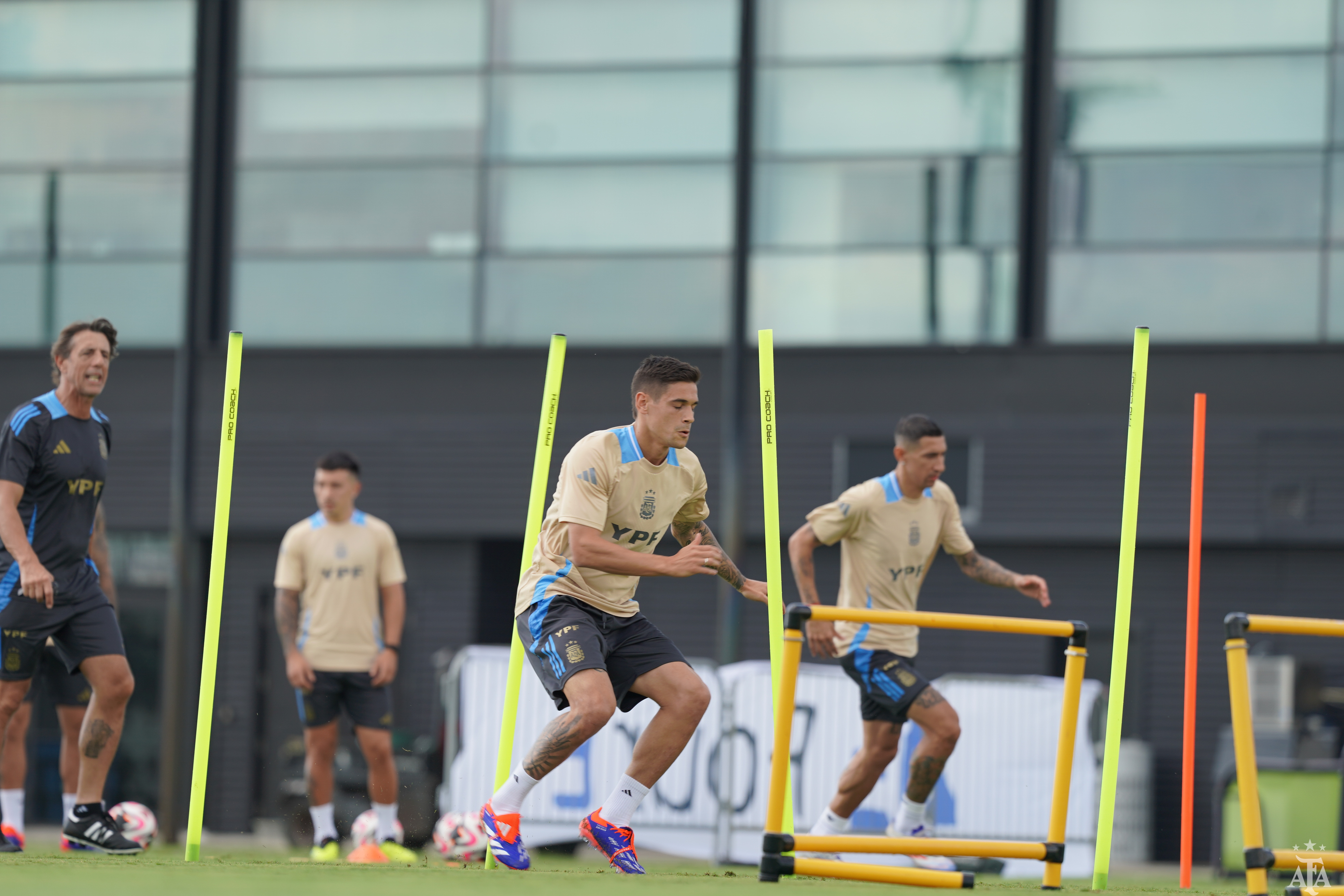Última práctica de la Selección Argentina antes de enfrentar a Ecuador
