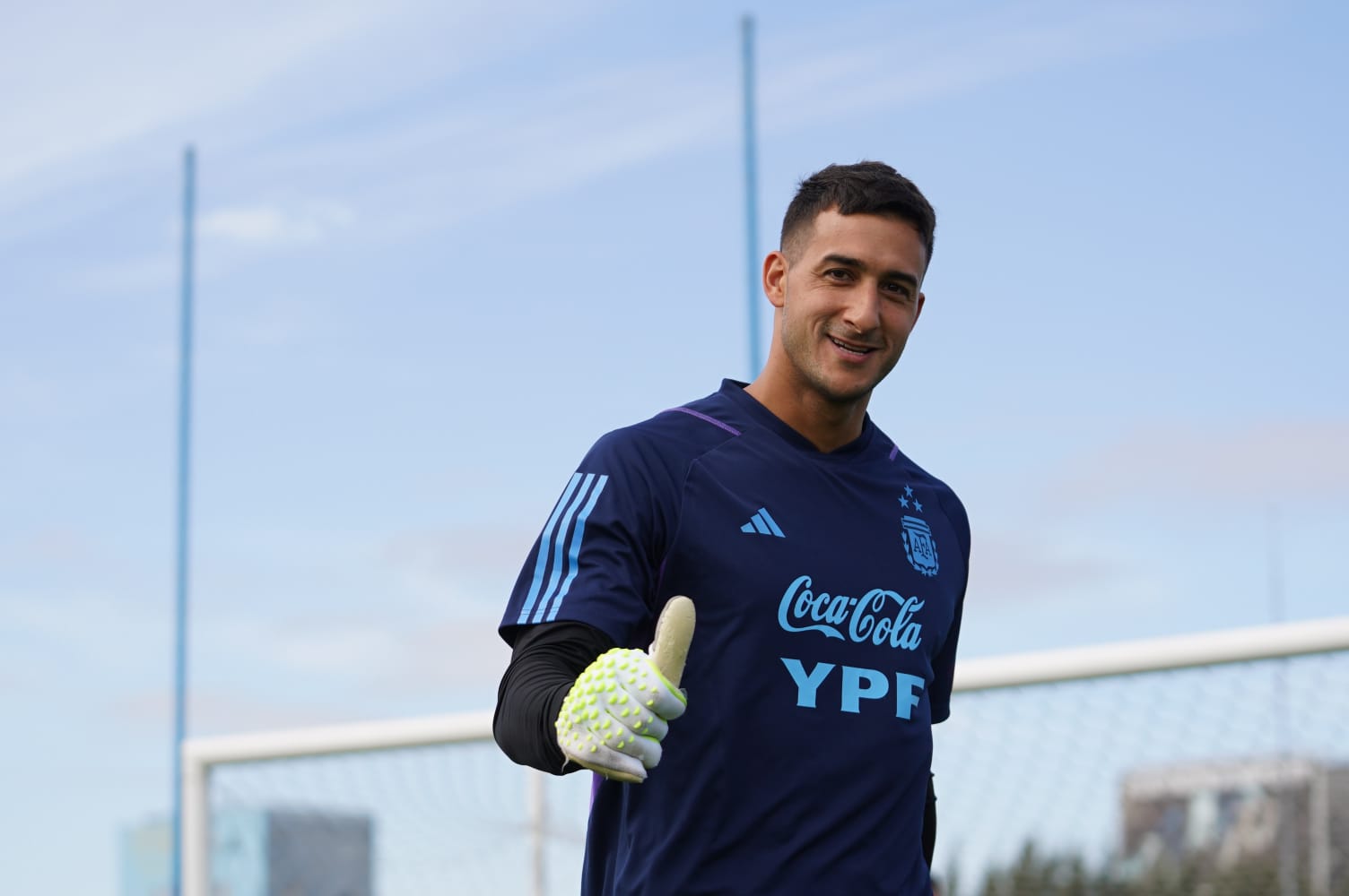 Último entrenamiento en el país