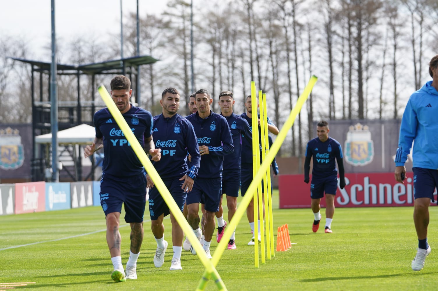 Último entrenamiento en el país